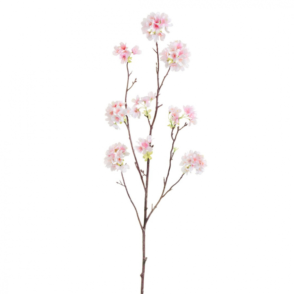 Ветка Сакуры Ball Flower нежно-розовая искусственная
